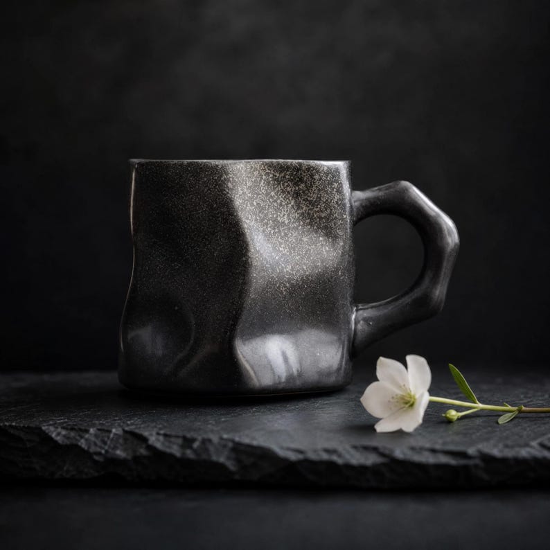 Scandinavian Coffee Mug, Neutral Ceramic Cup, Abstract Stoneware Mug, Earth Tone Drinkware, Modern Tea Cup, Cozy Home Café Gift - Etsy